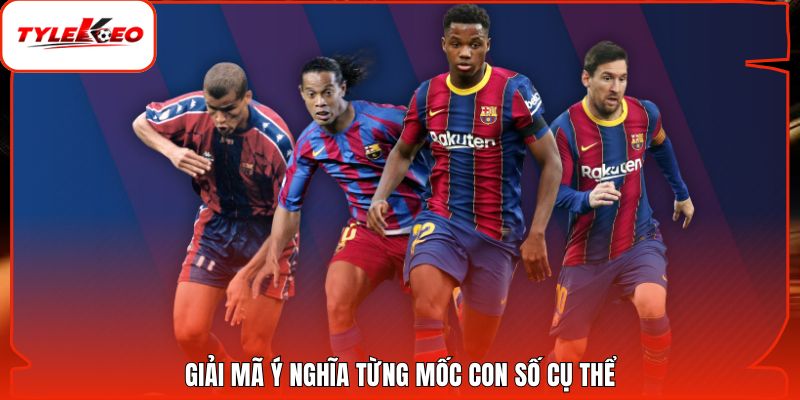 Giải mã ý nghĩa từng mốc con số cụ thể