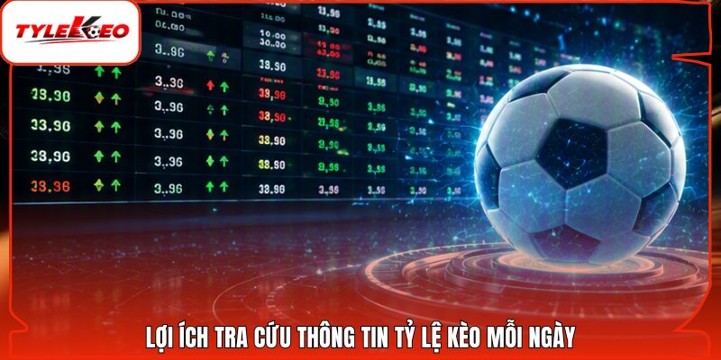 Lợi ích tra cứu thông tin tỷ lệ kèo mỗi ngày