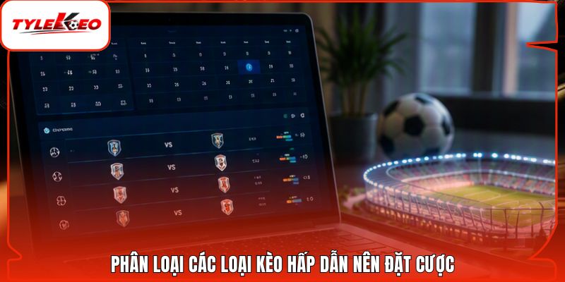 Phân loại các loại kèo hấp dẫn nên đặt cược